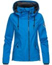 Marikoo Maliaa leichte Damen Übergangs Jacke mit Kapuze B694 Blau Größe S - Gr. 36