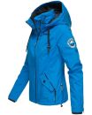 Marikoo Maliaa leichte Damen Übergangs Jacke mit Kapuze B694 Blau Größe S - Gr. 36