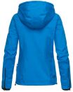 Marikoo Maliaa leichte Damen Übergangs Jacke mit Kapuze B694 Blau Größe S - Gr. 36