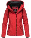 Marikoo Maliaa leichte Damen Übergangs Jacke mit Kapuze B694 Rot Größe XS - Gr. 34