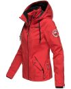 Marikoo Maliaa leichte Damen Übergangs Jacke mit Kapuze B694 Rot Größe XS - Gr. 34