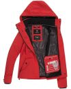 Marikoo Maliaa leichte Damen Übergangs Jacke mit Kapuze B694 Rot Größe XS - Gr. 34
