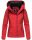 Marikoo Maliaa leichte Damen Übergangs Jacke mit Kapuze B694 Rot Größe XS - Gr. 34