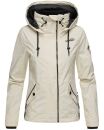 Marikoo Maliaa leichte Damen Übergangs Jacke mit Kapuze B694 Creme Größe XS - Gr. 34