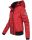 Marikoo Luyuu leichte Damen Übergangs Jacke mit Kapuze B695 Rot Größe XS - Gr. 34