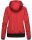 Marikoo Luyuu leichte Damen Übergangs Jacke mit Kapuze B695 Rot Größe XS - Gr. 34