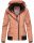 Marikoo Luyuu leichte Damen Übergangs Jacke mit Kapuze B695 Peach Größe S - Gr. 36