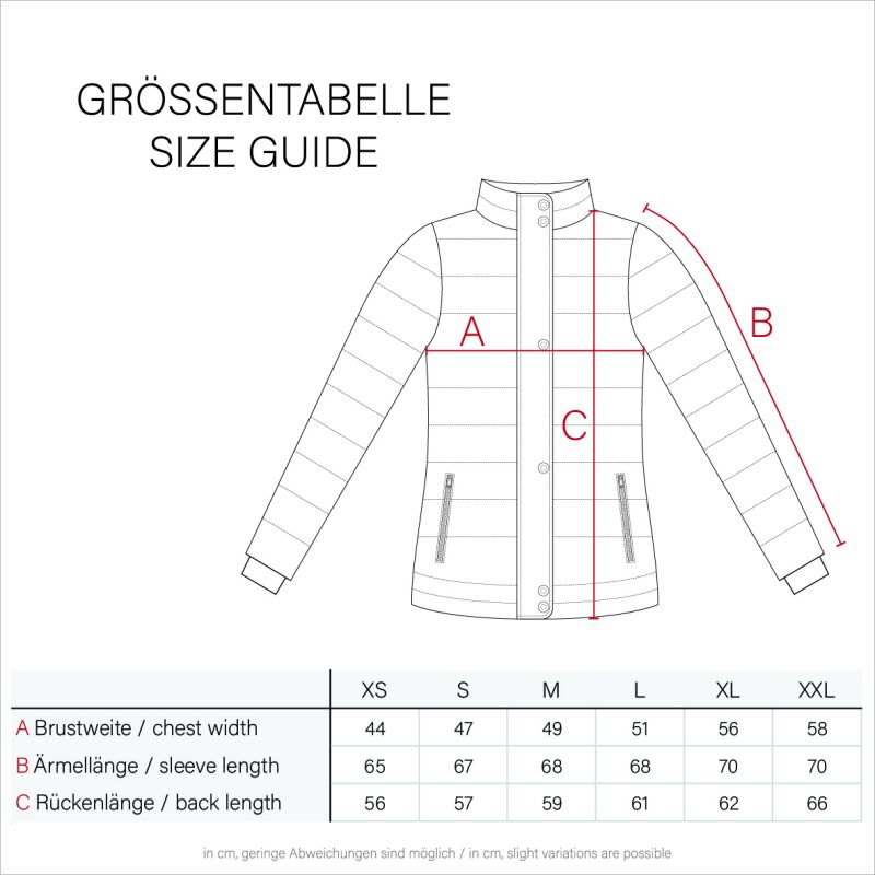 Navahoo Damen Steppjacke B348 Cinnamon Größe L - Gr. 40