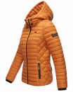 Marikoo Samtpfote leichte Damen Steppjacke B600 Cinnamon Größe XS - Gr. 34