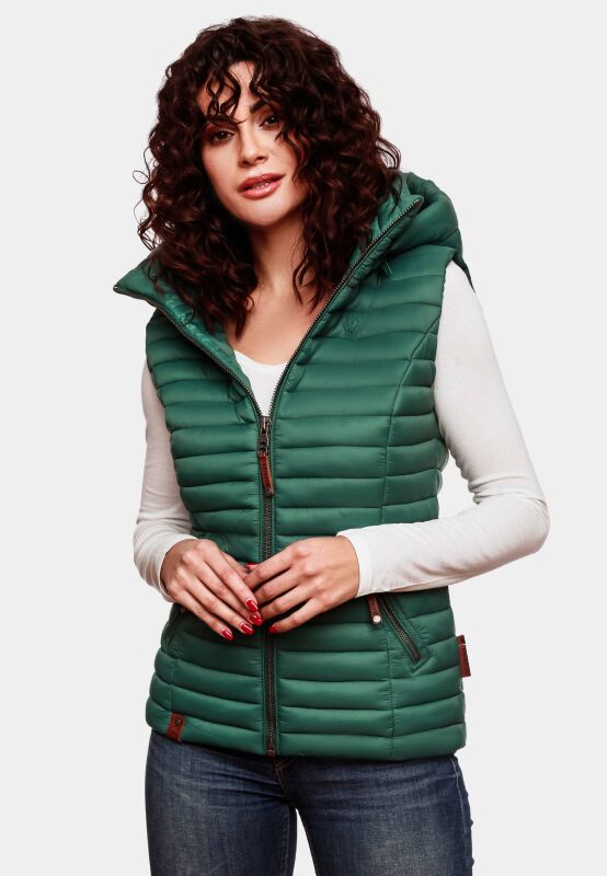 Vhersily Damen Fleece Weste - Leichte Übergangsjacke Mit Knopfleiste Für Herbst & Winter