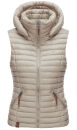 Navahoo Shadaa leichte Damen Stepp Weste B696 Hellgrau Größe M - Gr. 38