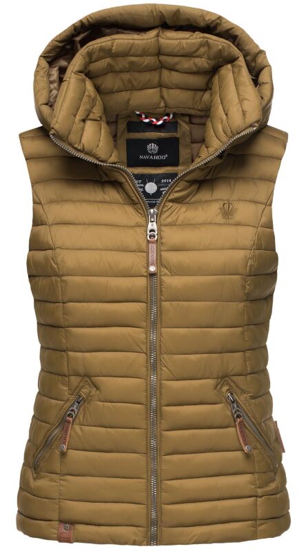 Navahoo Shadaa leichte Damen Stepp Weste B696 Cinnamon Größe L - Gr. 40