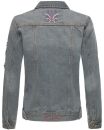 Navahoo Pamuyaa Damen Jeans Jacke B697 Grau Größe XS - Gr. 34