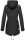 Marikoo Zimtzicke Damen Outdoor Softshell Jacke lang  B614 Schwarz Muster Größe S - Gr. 36