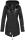 Marikoo Zimtzicke Damen Outdoor Softshell Jacke lang  B614 Schwarz Muster Größe XXL - Gr. 44