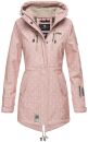 Marikoo Zimtzicke Damen Outdoor Softshell Jacke lang...