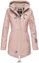 Marikoo Zimtzicke Damen Outdoor Softshell Jacke lang...
