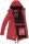 Marikoo Zimtzicke Damen Outdoor Softshell Jacke lang  B614 Rot Muster Größe S - Gr. 36