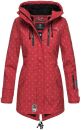 Marikoo Zimtzicke Damen Outdoor Softshell Jacke lang...