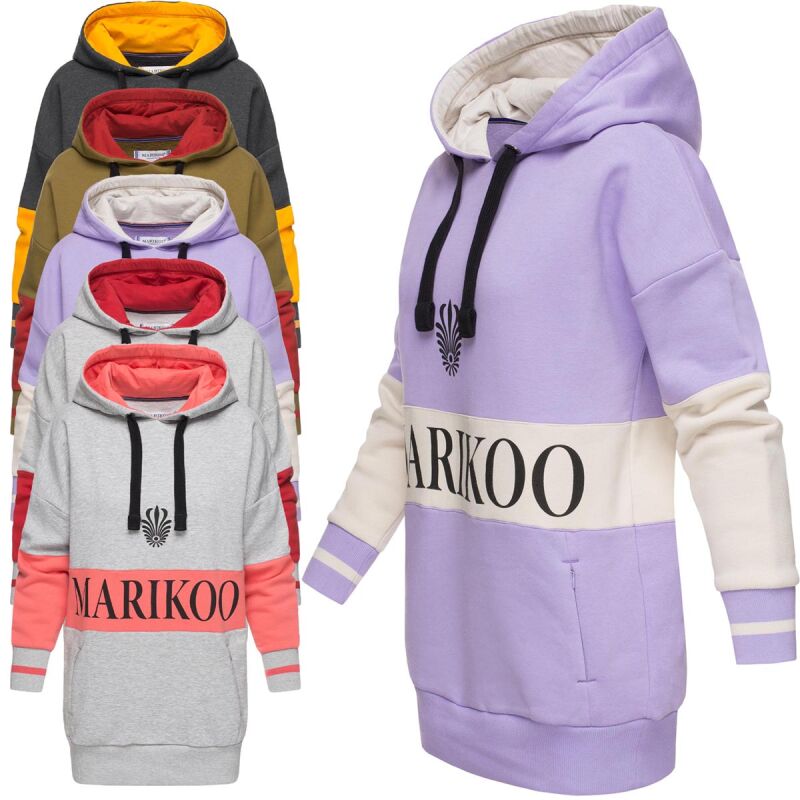 Marikoo Ankoo Damen Oversize Sweatshirt in Lang warm B573