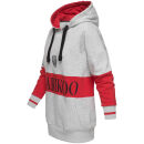Marikoo Ankoo Damen Oversize Sweatshirt in Lang warm B573 Grau Größe S - Gr. 36
