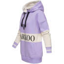 Marikoo Ankoo Damen Oversize Sweatshirt in Lang warm B573 Lila Größe S - Gr. 36