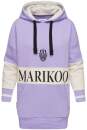 Marikoo Ankoo Damen Oversize Sweatshirt in Lang warm B573 Lila Größe M - Gr. 38