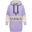 Marikoo Ankoo Damen Oversize Sweatshirt in Lang warm B573 Lila Größe L - Gr. 40