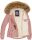 Navahoo Pearl Damen Winter Jacke mit Kunstfell B643 Rosa Größe XS - Gr. 34