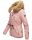 Navahoo Pearl Damen Winter Jacke mit Kunstfell B643 Rosa Größe S - Gr. 36