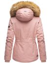 Navahoo Pearl Damen Winter Jacke mit Kunstfell B643 Rosa Größe XL - Gr. 42