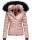 Navahoo warme Damen Winterjacke Kurzjacke gefüttert B301 Rosa Größe XS - Gr. 34