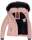 Navahoo warme Damen Winterjacke Kurzjacke gefüttert B301 Rosa Größe XS - Gr. 34