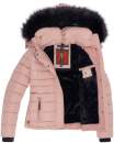 Navahoo warme Damen Winterjacke Kurzjacke gefüttert B301 Rosa Größe M - Gr. 38