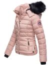 Navahoo warme Damen Winterjacke Kurzjacke gefüttert B301 Rosa Größe L - Gr. 40