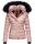 Navahoo warme Damen Winterjacke Kurzjacke gefüttert B301 Rosa Größe L - Gr. 40