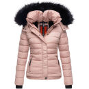 Navahoo warme Damen Winterjacke Kurzjacke gefüttert...