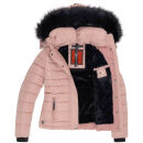 Navahoo warme Damen Winterjacke Kurzjacke gefüttert B301 Rosa Größe XXL - Gr. 44