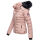 Navahoo warme Damen Winterjacke Kurzjacke gefüttert B301 Rosa Größe XXL - Gr. 44