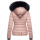 Navahoo warme Damen Winterjacke Kurzjacke gefüttert B301 Rosa Größe XXL - Gr. 44