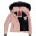 Navahoo warme Damen Winterjacke Kurzjacke gefüttert B301 Rosa Größe XXL - Gr. 44