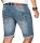 Indicode Herren Sommer Jeans Shorts kurze Hose B556 Hellblau Größe XXXL - Gr. 3XL