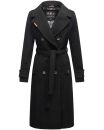 Navahoo Arnaa warmer Damen Mantel Trenchcoat B801 Schwarz...