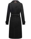 Navahoo Arnaa warmer Damen Mantel Trenchcoat B801 Schwarz Größe M - Gr. 38