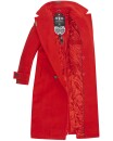 Navahoo Arnaa warmer Damen Mantel Trenchcoat B801 Rot Größe XXL - Gr. 44