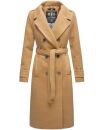 Navahoo Arnaa warmer Damen Mantel Trenchcoat B801 Camel Größe XL - Gr. 42