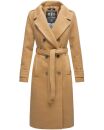 Navahoo Arnaa warmer Damen Mantel Trenchcoat B801 Camel Größe XL - Gr. 42