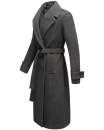 Navahoo Arnaa warmer Damen Mantel Trenchcoat B801 Anthrazit Größe XXL - Gr. 44