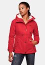 Marikoo Bikoo Damen Teddyfell gefüttert Winterjacke B802