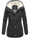 Marikoo Bikoo Damen Winter Jacke B802 Schwarz Größe XS -...